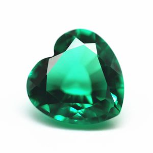 heart cut emerald