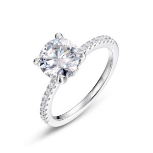 moissanite engagement rings