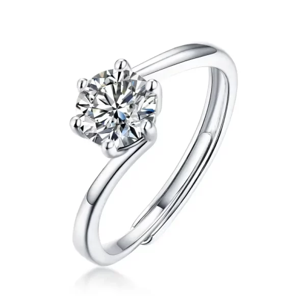 womens moissanite rings