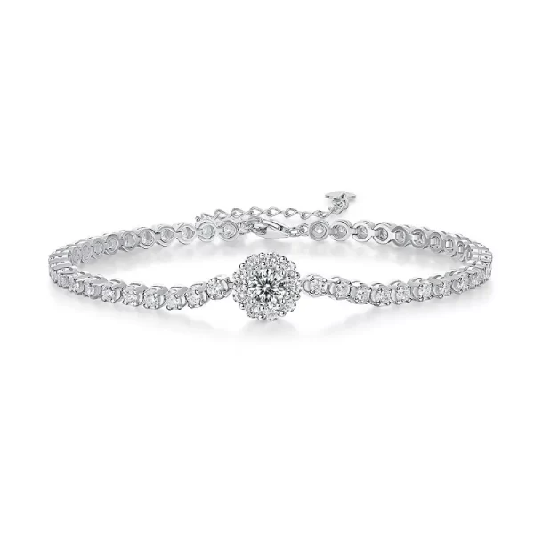 moissanite diamond bracelet