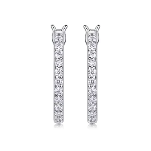 moissanite hoop earrings 2