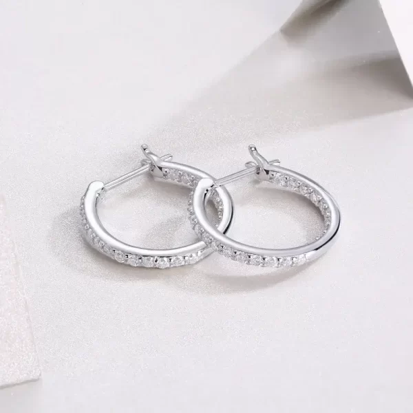 moissanite hoop earrings 4